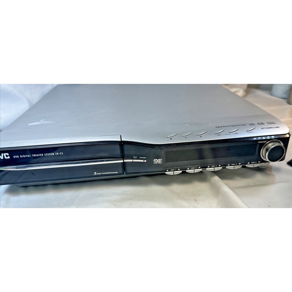 JVC XV-THC5 5 Disc DVD Home Theater Receiver NO Cords/Remote/Wires FOR PARTS